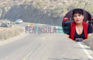 Exhorta Montse Murillo a la SICT para rehabilitar la carretera Transpeninsular en San Quintín