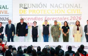 Celebran Reunión Nacional de Protección Civil para fortalecer prevención de incendios forestales