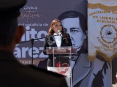 Honra gobierno de Claudia Agatón el legado de Benito Juárez García