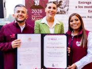 Cumple presidenta al entregar asignación de agua a los municipios: Claudia Agatón