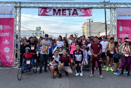 Celebra CESPE carrera «Por el Cuidado del Agua» en Ensenada