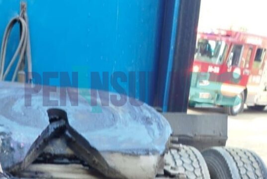 Muere hombre tras ser atropellado por trailer en El Sauzal