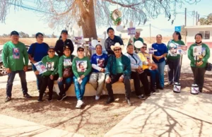 Marchan por el Día de las Familias Buscadoras en San Quintín