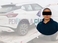 Detienen a Demetrio con un vehículo robado en San Quintín