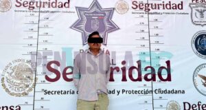 Detienen a sujeto acusado de intentar apuñalar a su esposa en San Quintín