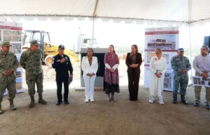 Colocan primera piedra de la nueva base de la FESC en el Valle de Guadalupe