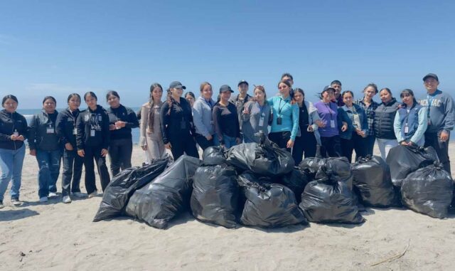 limpieza playa San Ramón