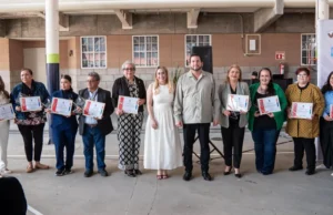 Conmemora Ismael Burgueño el Día del Maestro con docentes del Consejo de Seguridad Escolar