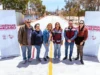Entrega Claudia Agatón obra de pavimentación en Chapultepec II