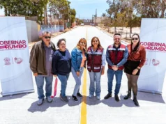 Entrega Claudia Agatón obra de pavimentación en Chapultepec II