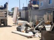 Anuncian jornada de recolección de basura de traspatio en la colonia Aeropuerto en Ensenada