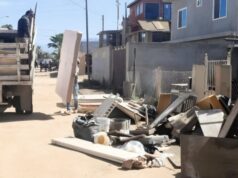 Anuncian jornada de recolección de basura de traspatio en la colonia Aeropuerto en Ensenada