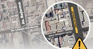 Habrá cierre parcial en Reforma y Lázaro Cárdenas por rehabilitación de crucero en Ensenada