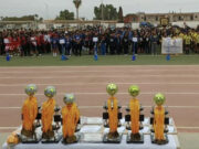 Celebran jornada de Encuentros Deportivos de Telesecundarias en San Quintín