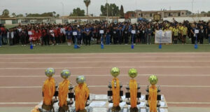 Celebran jornada de Encuentros Deportivos de Telesecundarias en San Quintín