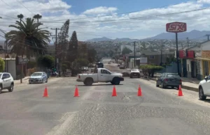 Atiende CESPE fuga en la calle Ámbar en Ensenada