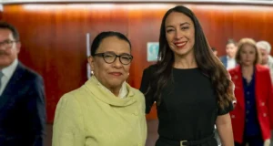 Recibe Julieta Ramírez a Secretaria de Gobernación para avanzar en la Reforma Judicial