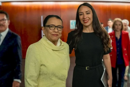 Recibe Julieta Ramírez a Secretaria de Gobernación para avanzar en la Reforma Judicial