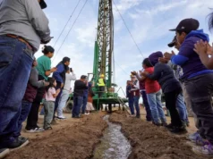 Inicia CESPE perforación del pozo de agua potable en la colonia Eucalipto de San Quintín