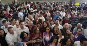 Acude Armando Ayala a Segundo informe legislativo de la Senadora Malú Mícher