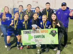 Participa PES BC en torneo deportivo en el campo de La Cali en San Quintín