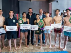 Entrega Ismael Burgueño apoyos para atletas que acudirán al ‘Amazing Muay Thai World Festival 2026’