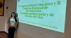 Docente del CBTA 307 expone investigación sobre Inteligencia Artificial en Congreso Regional de Chiapas