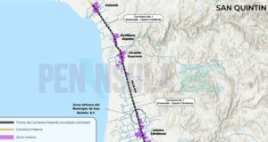 Firman IMOS y SICT convenio para incorporar rutas estatales sobre carretera Federal en San Quintín