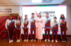 Reconoce Marina del Pilar liderazgo de Baja California en el top tres de la Olimpiada Nacional