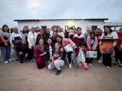 Visita Montse Murillo comunidades del extremo sur; entrega apoyos y compromete gestiones