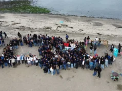 Retiran más de una tonelada de basura tras jornada de limpieza del CBTA 146 en playa San Ramón