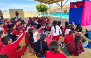 Lleva Secretaría de Cultura funciones de teatro de títeres a comunidades del sur de San Quintín