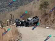Muere joven tras choque en camino que conduce a las aguas termales de San Carlos