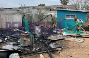 Localizan cuerpo calcinado tras incendio de vivienda en San Quintín