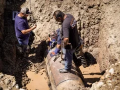 Inicia CESPE reparación del acueducto Morelos en Ensenada