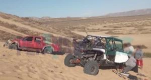 Menor provoca choque contra extranjeros en playa de El Rosario