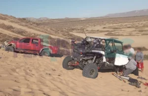 Menor provoca choque contra extranjeros en playa de El Rosario