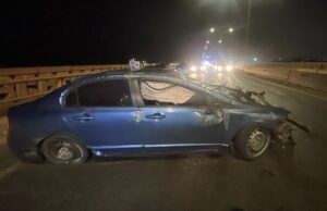 Joven choca contra el puente Santo Domingo