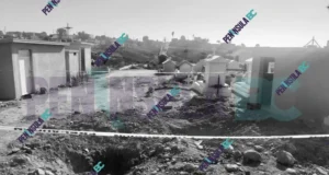 Localizan restos óseos enterrados entre las tumbas de panteón en San Quintín
