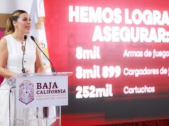 Retiran más de 8 mil armas de las calles de Baja California