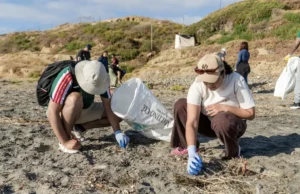 Impulsa SMADS jornada de limpieza playera en San Quintín