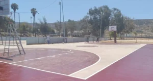 Impulsa Claudia Agatón mejoramiento de espacios deportivos para Ensenada