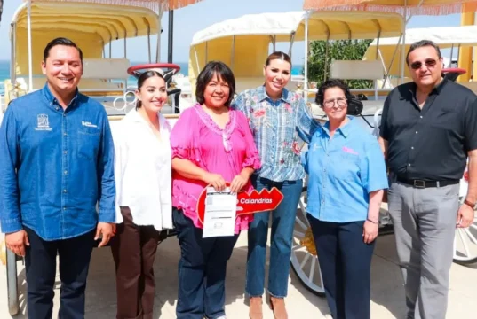 Entregan calandrias eléctricas para impulsar el turismo y el bienestar animal en Rosarito