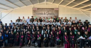 Celebran la graduación de 115 nuevos técnicos del CBTA 307 en Camalú