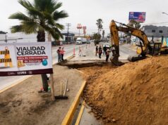 Inicia CESPE interconexión de descarga frente al IMSS 8 en Ensenada