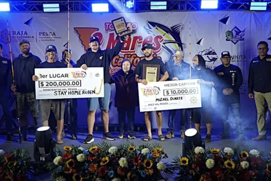 Celebran torneo internacional de pesca deportiva «Dos Mares Baja California» en San Quintín