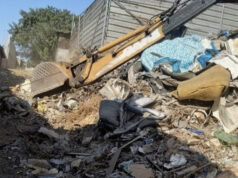 Retiran más de 30 toneladas de basura en callejón de servicio de Las Lomitas en Ensenada