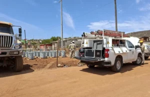 Trabaja SIDURT en construcción de líneas eléctricas en San Quintín