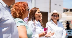 Impulsa Claudia Agatón rehabilitación de nodo vial frente a la Unidad Deportiva Sullivan