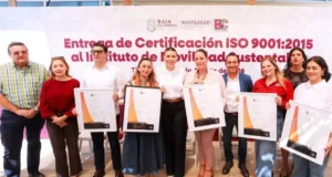 Obtiene gobierno del Estado certificación internacional por eficiencia en trámites de transporte a través del IMOS